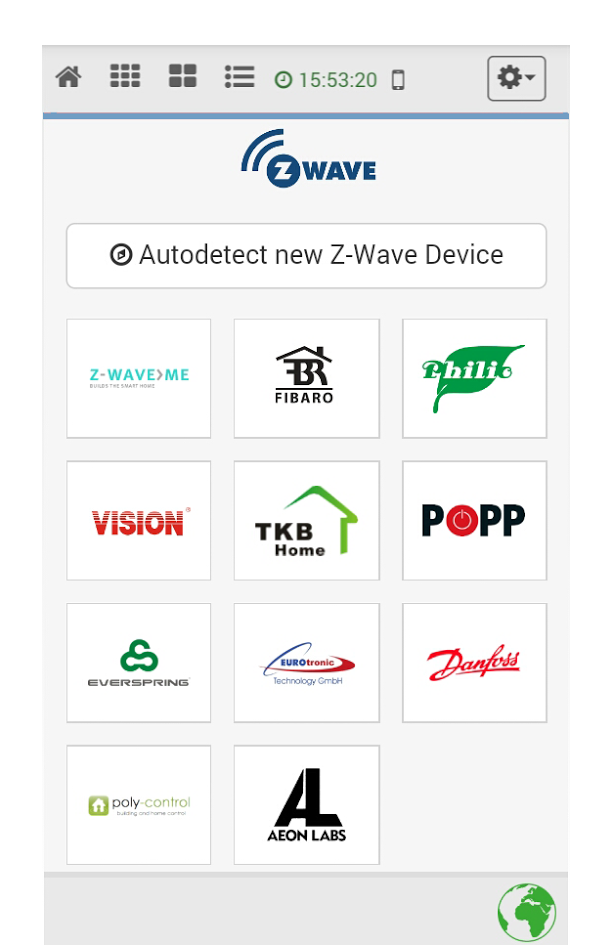 Z-Way, oprogramowanie firmy Z-Wave>Me