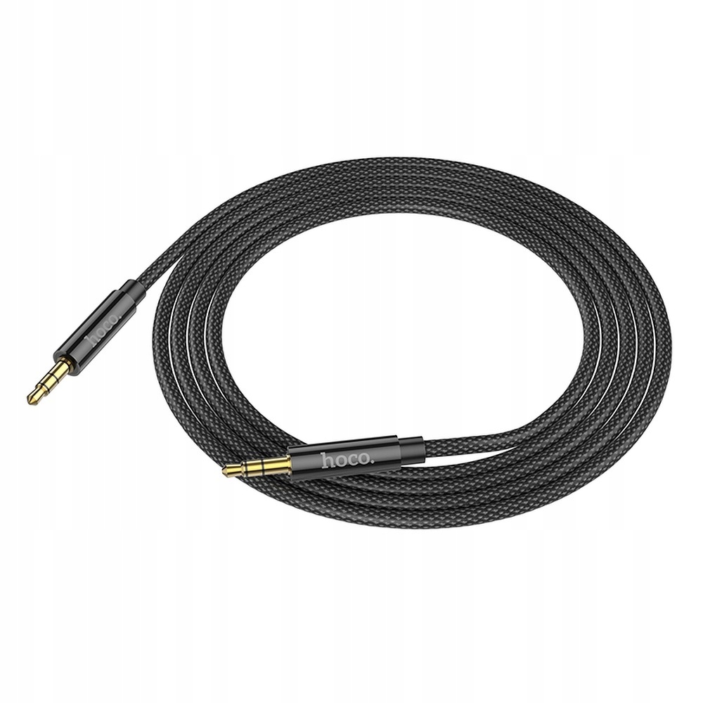 HOCO kabel AUX Jack 3,5 mm do Jack 3,5 mm UPA19 2 m czarny – Idealne połączenie audio