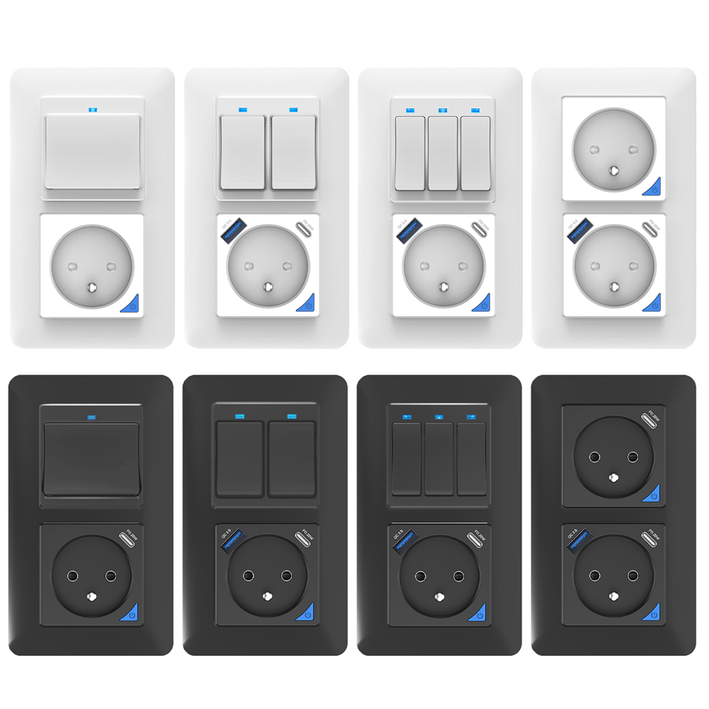 PSMART Inteligentne Gniazdo pomiar 16A USB czarne RM ZigBee TUYA Smart
