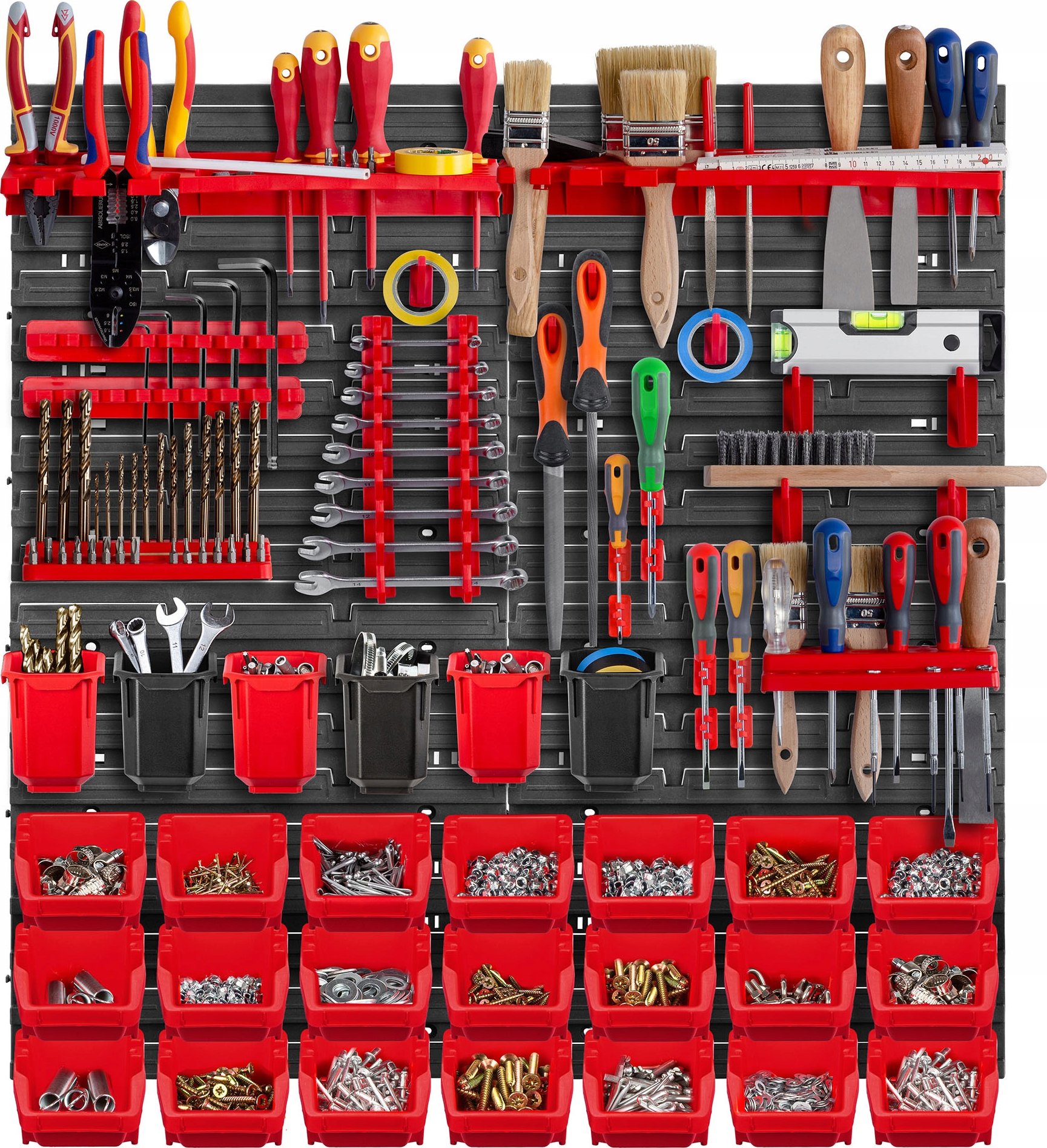 Zestaw narzędzi Kadax – Tablica 78x78cm z modułowym systemem organizacji
