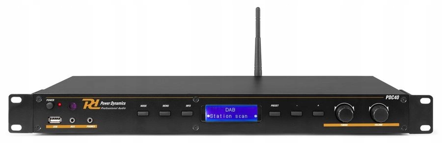 Odtwarzacz multimedialny Radio DAB+ FM USB BT PD PDC40 – Twoje centrum muzyczne