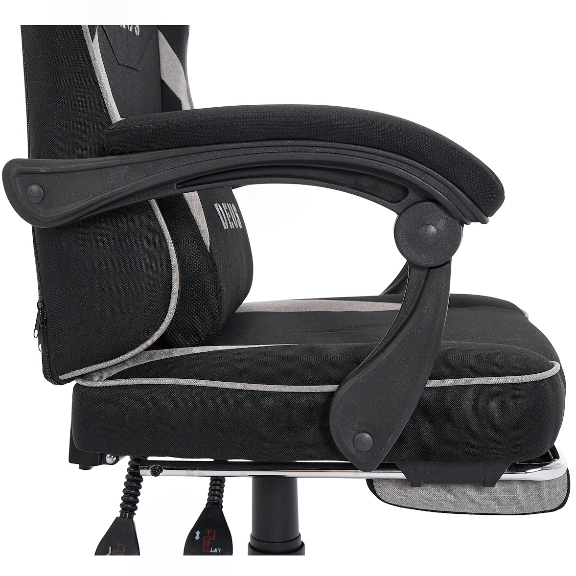 Stabilna konstrukcja i wygodne podłokietniki