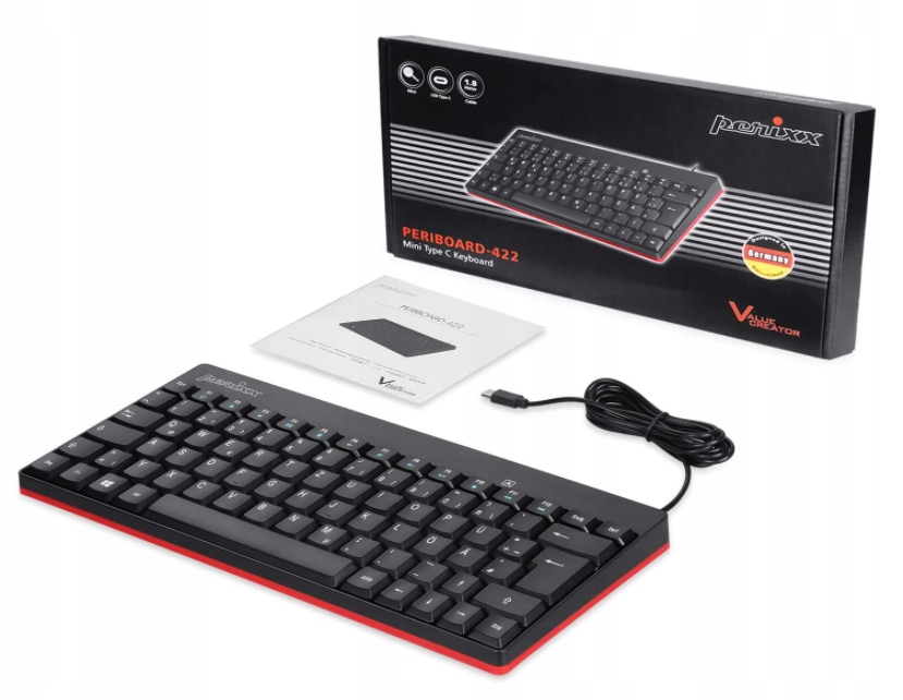 Zawartość opakowania i akcesoria do klawiatury