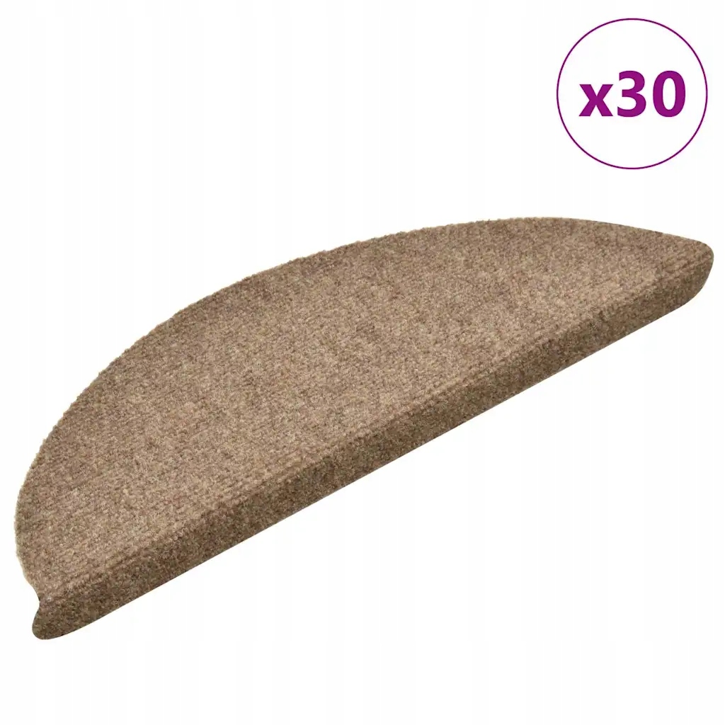 Maty na schody samoprzylepne 30 szt. kremowe 56x17x3 cm – Bezpieczeństwo i styl w Twoim wnętrzu