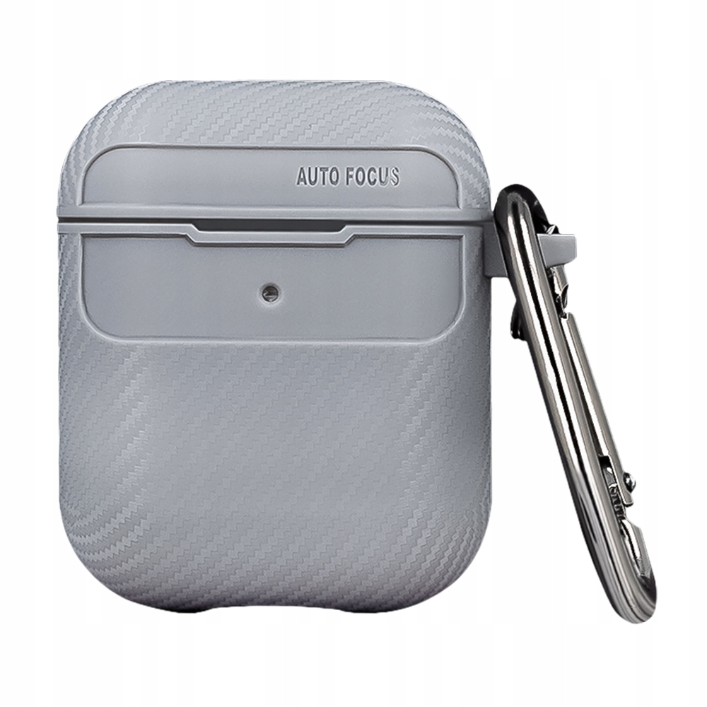 Etui Carbon do Airpods / Airpods 2 szare – Stylowa ochrona dla Twoich słuchawek