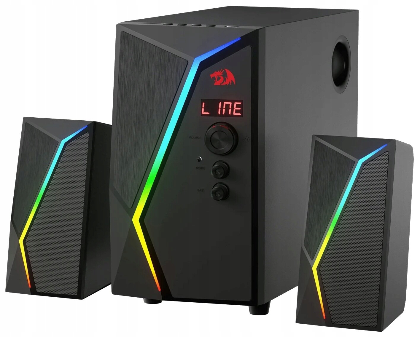 System audio 2.1 z podświetleniem RGB