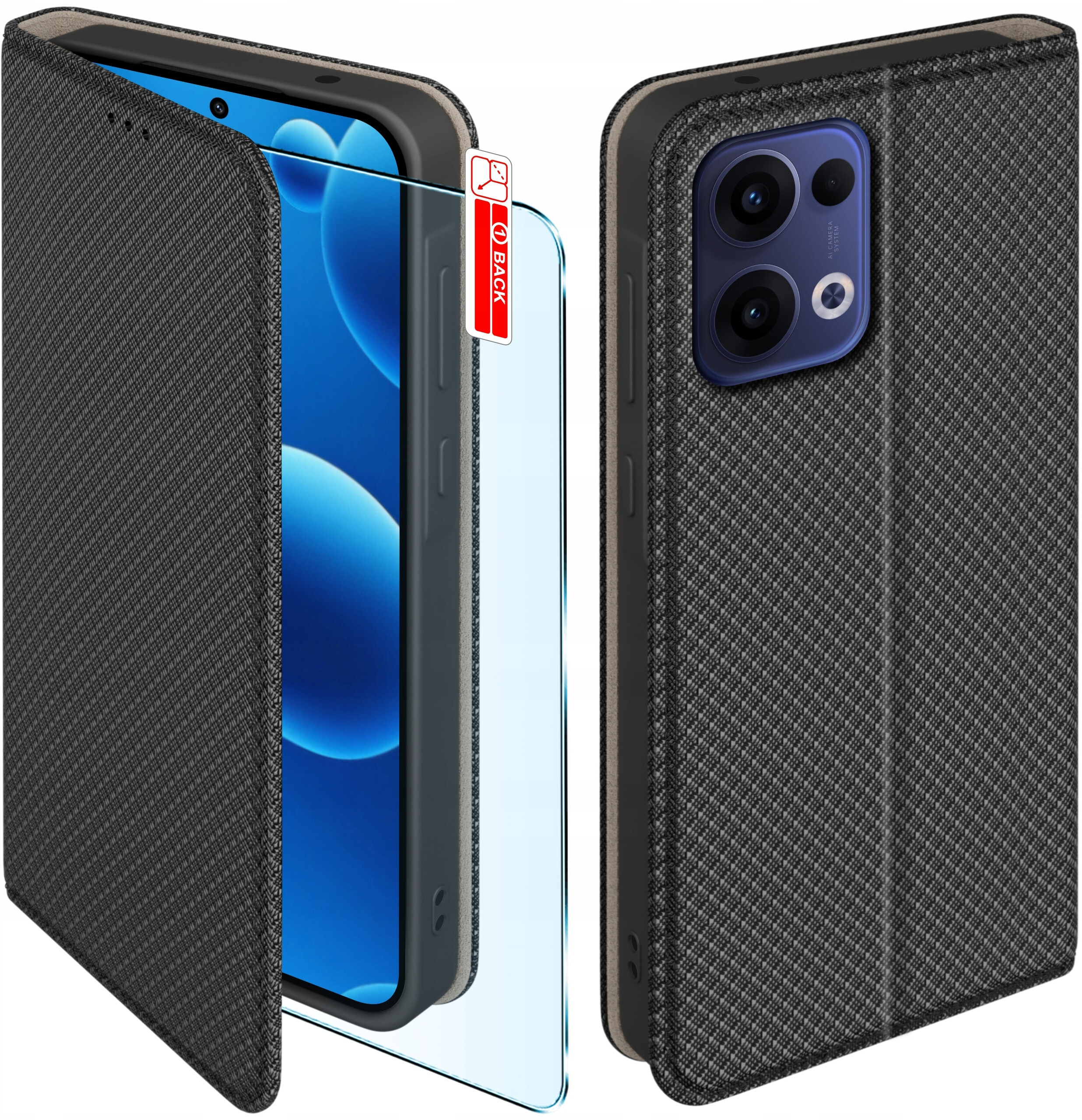 Etui z klapką do Oppo Reno 13 5G – Elegancka ochrona Twojego smartfona