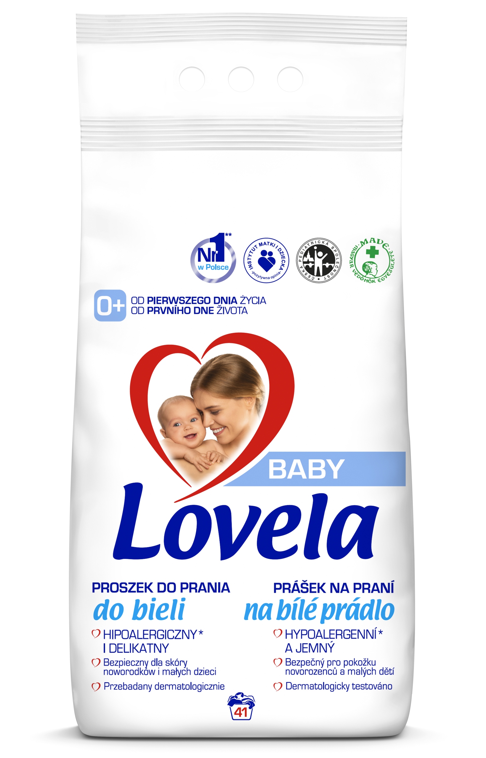 Lovela Baby Proszek do Prania White 4,1 kg – Bezpieczne pranie dla niemowląt