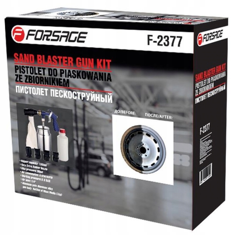 Zastosowanie pistoletu do piaskowania – Idealny do usuwania powłok i korozji