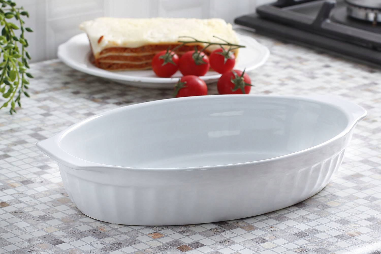 Cepeskrasns trauks ovals Ceramica 30 x 18 x 6 cm – Idealny do zapiekania