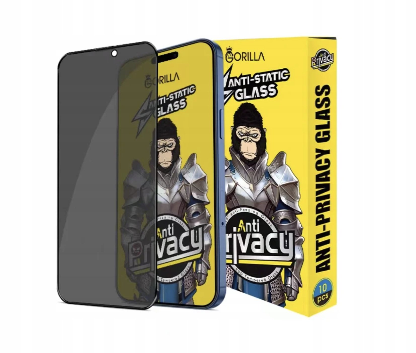 Szkło Hartowane AntySzpiegowskie Anti-Spy 9h – Ochrona i prywatność dla iPhone 13 / 14 Pro