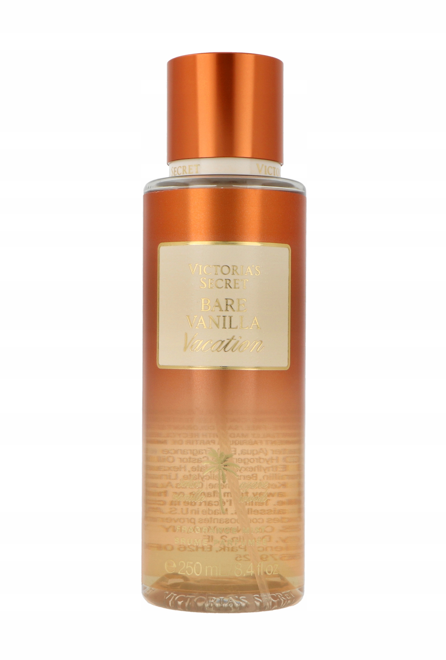 Victoria's Secret Bare Vanilla Vacation Body Mist 250ml – Mgiełka, która przenosi w tropiki