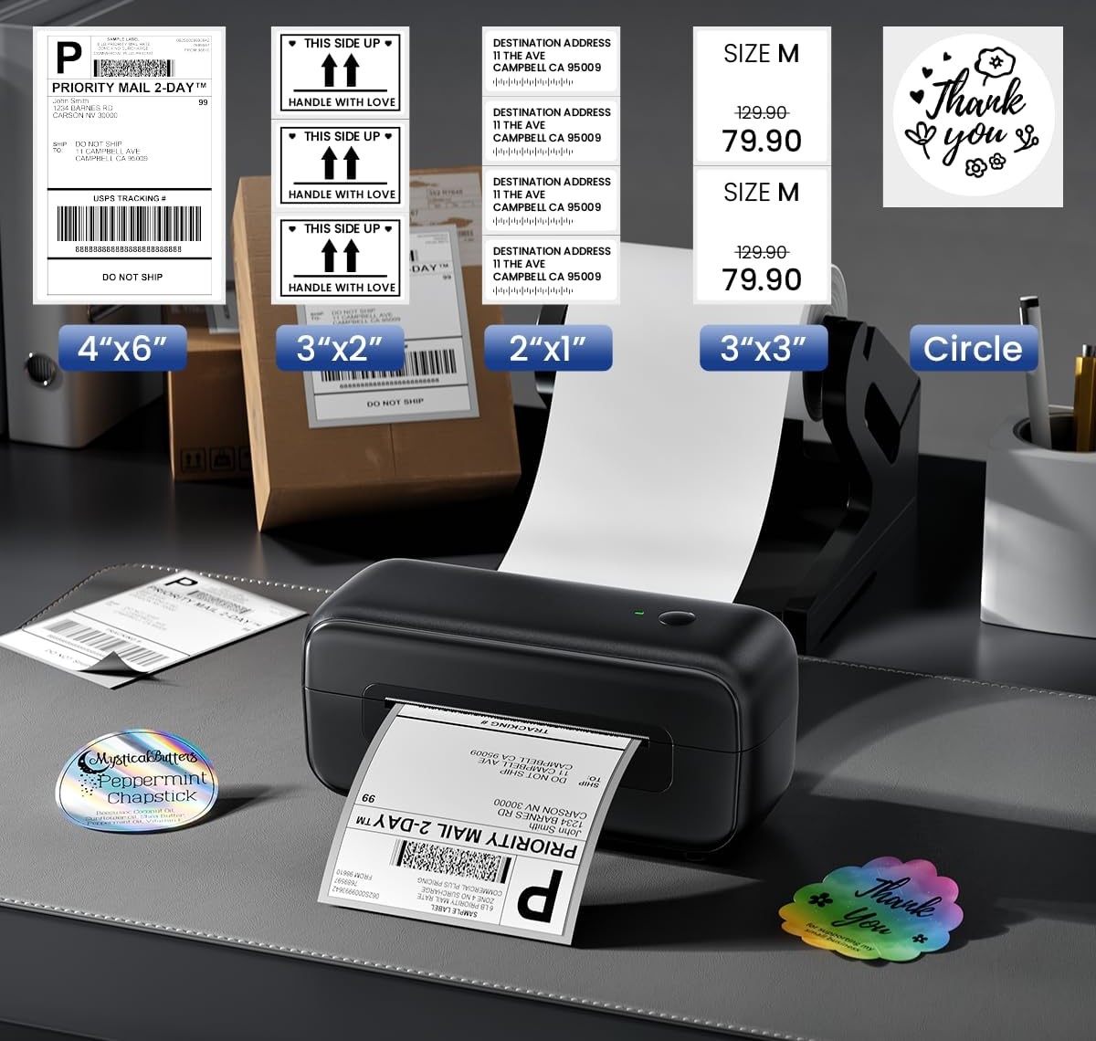 Szeroka kompatybilność zastosowań – Drukuj etykiety różnego rodzaju