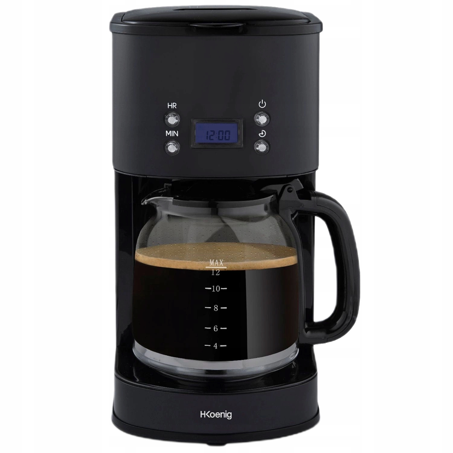 Ekspres do Kawy Przelewowy HKoenig Czarny 1000 W – Doskonały wybór dla miłośników kawy