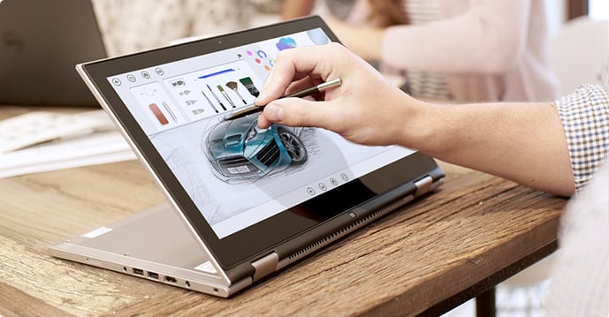 Inspiron 13: Elegancki styl. Duże możliwości