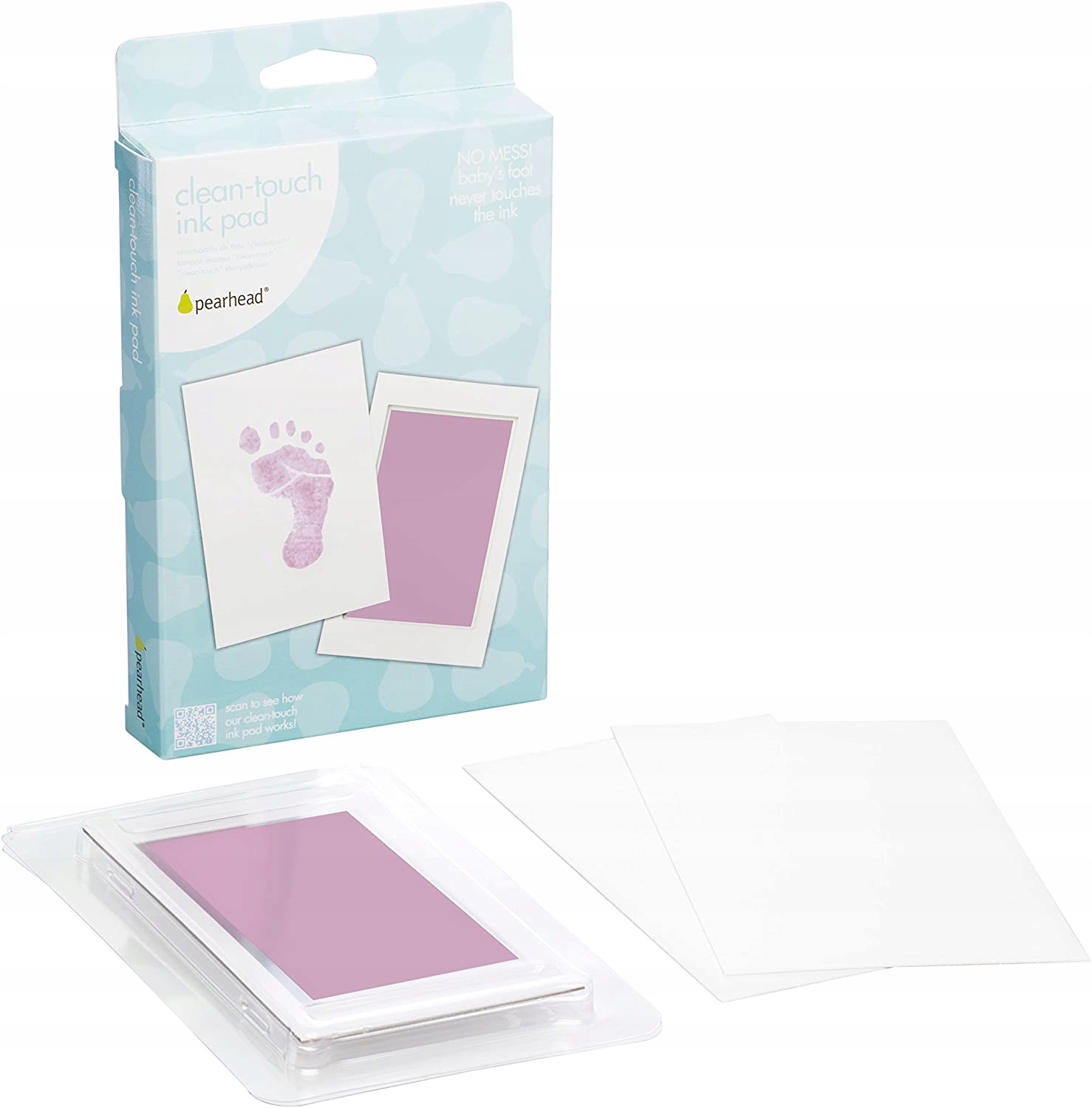 Pearhead Atramentowy Odcisk Clean-Touch Pink – Uchwyć wspomnienia swojego dziecka