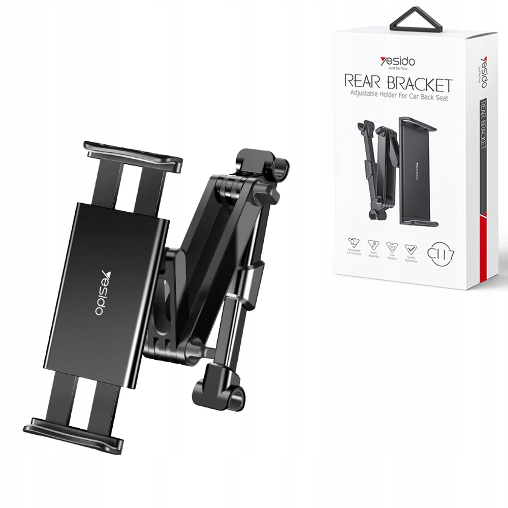 Yesido Uchwyt Samochodowy C117 na Zagłówek – Wygoda i funkcjonalność w Twoim samochodzie