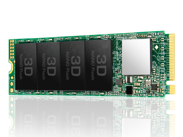 【SSD 1TB】Transcend M.2 NVMe TS1TMTE110Q Transcend M.2 SSD 1TB NVMe 1.3準拠 PCIe Gen3 ×4 3D NAND
