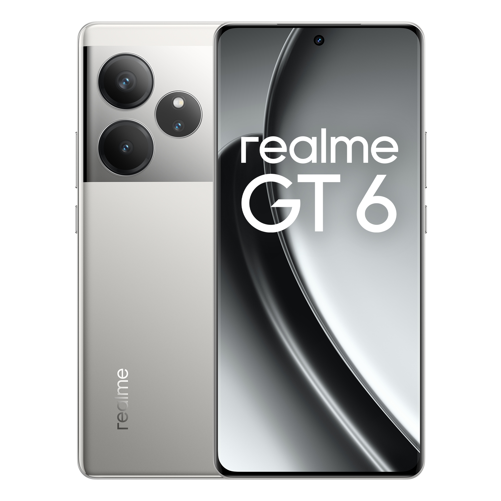 Realme GT 6 8/256GB DS 5G Fluid Silver – Nowoczesny smartfon dla wymagających