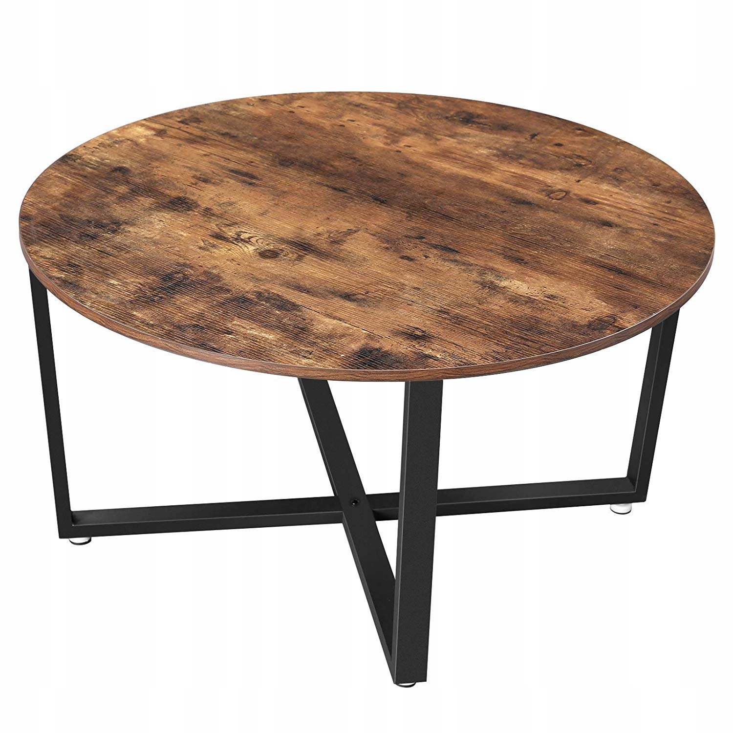 Stolik niski kawowy loft 88cm okrągły (LCT88X) – Stylowy dodatek do Twojego wnętrza