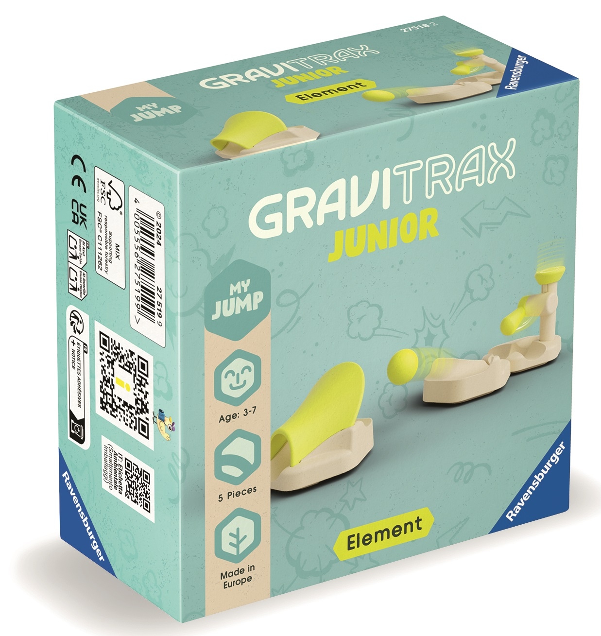 GraviTrax Junior Element Peng – Interaktywna zabawa grawitacyjna dla najmłodszych