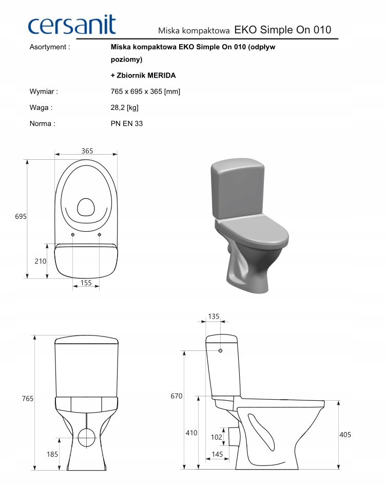 Kompaktowy design – Idealne rozwiązanie do małych łazienek