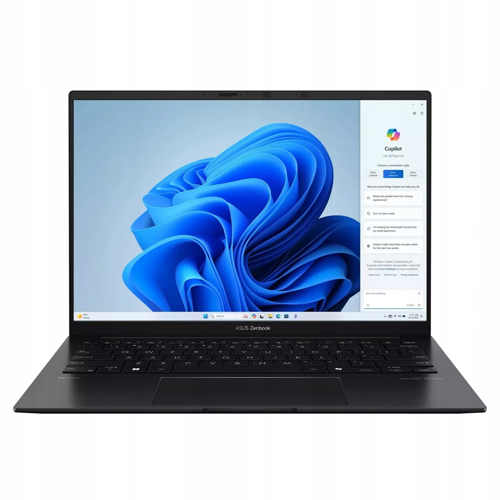 Laptop Asus ZenBook UM3406HA-WS74T – Wydajność i elegancja w jednym