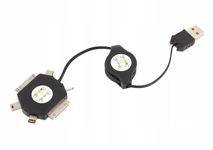 Uniwersalna ładowarka USB 6w1 – Wygodne ładowanie dla różnych modeli