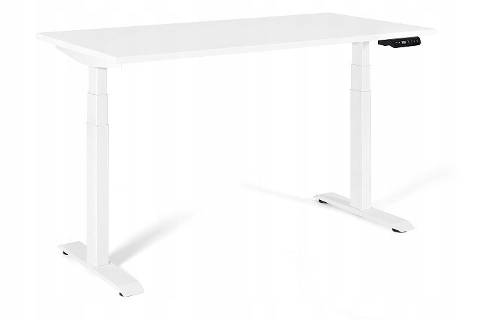 Biurko/Stolik z regulowaną wysokością UNIQUE ACTIVE I 14-C103W-W-160-YZ-02 – Idealne do biura i gaming