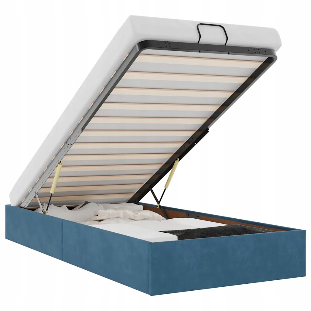 Duża przestrzeń do przechowywania pod łóżkiem