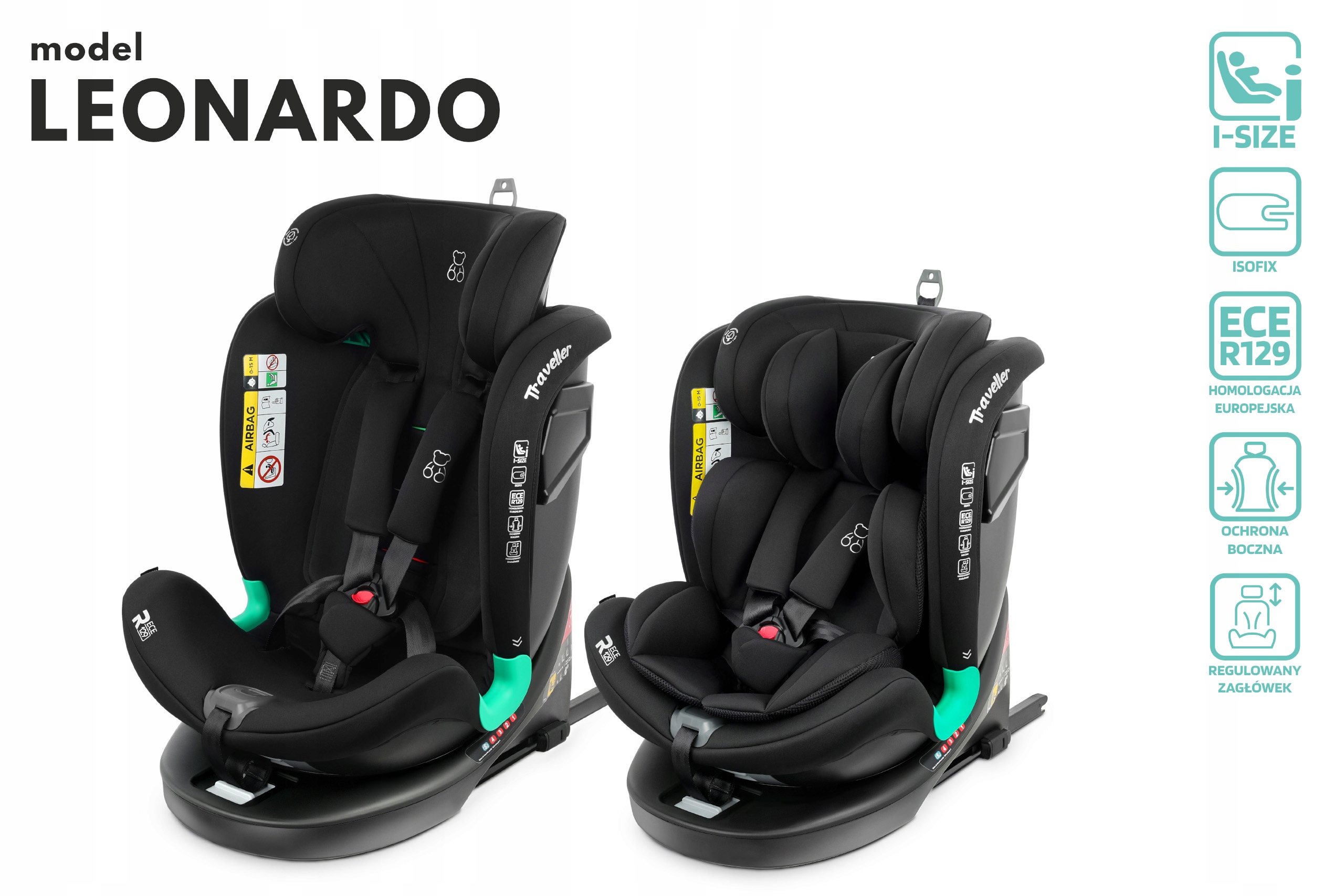 System mocowania ISOFIX + Top Tether – Stabilność i bezpieczeństwo