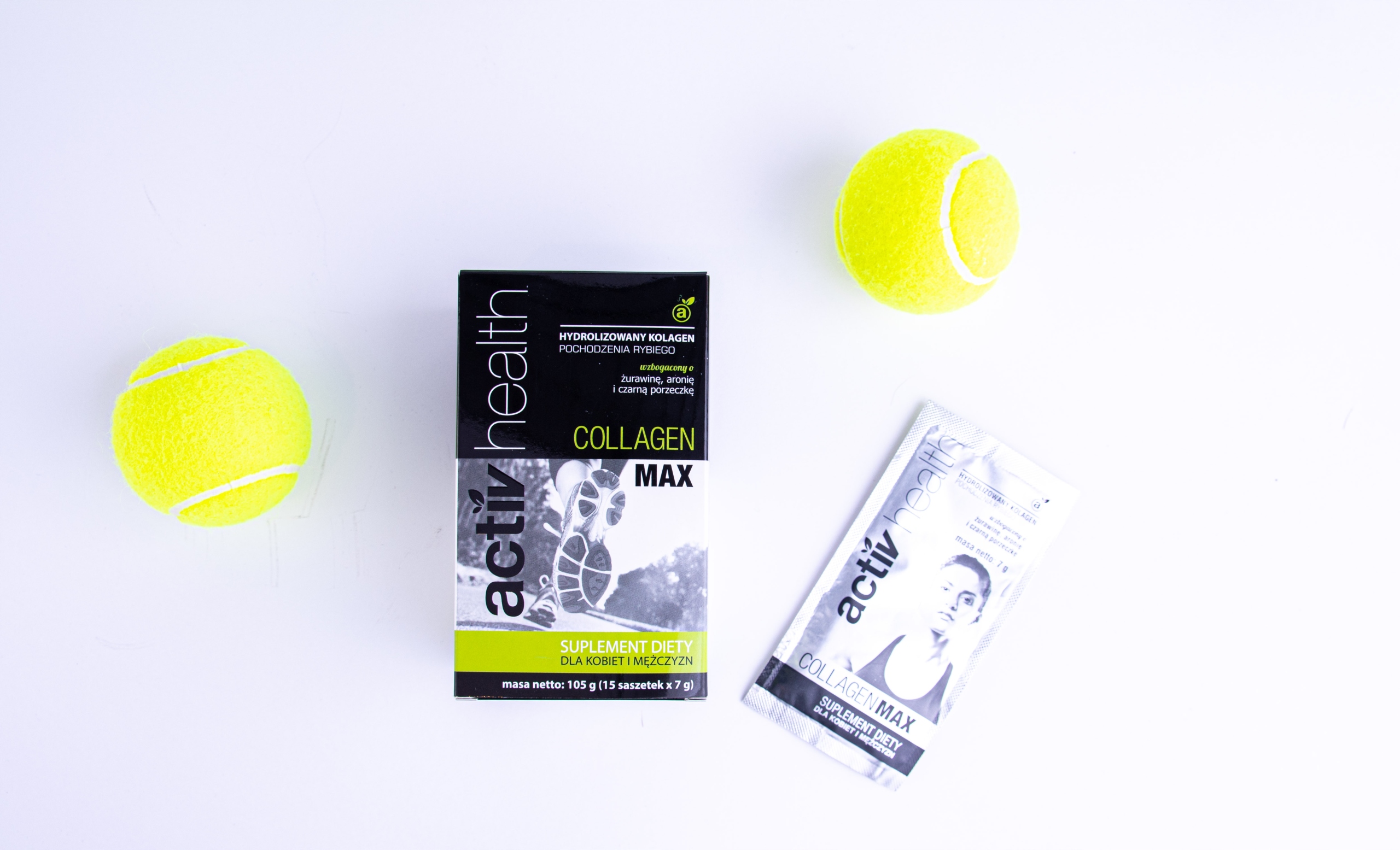 Naturalny hydrolizowany kolagen w saszetkach