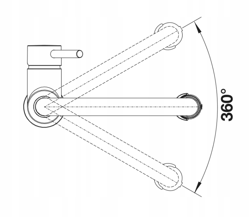 Wylewka obrotowa 360° – Wszechstronność w użytkowaniu