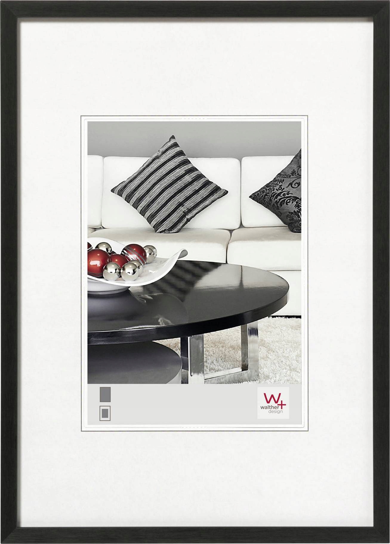 Ramka Walther Walther Chair DIN A3 29,7x42 Aluminium black AJ342B – Elegancka prezentacja zdjęć