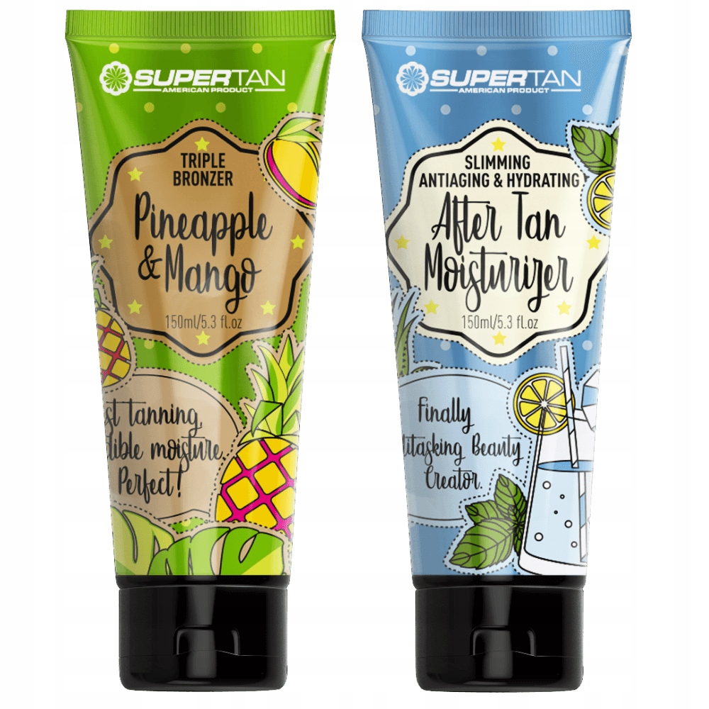 SUPERTAN PINEAPPLE & MANGO – Potrójny bronzer i balsam po opalaniu