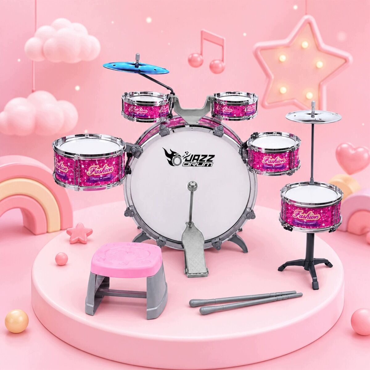 Kolorowy design inspirowany profesjonalnymi instrumentami
