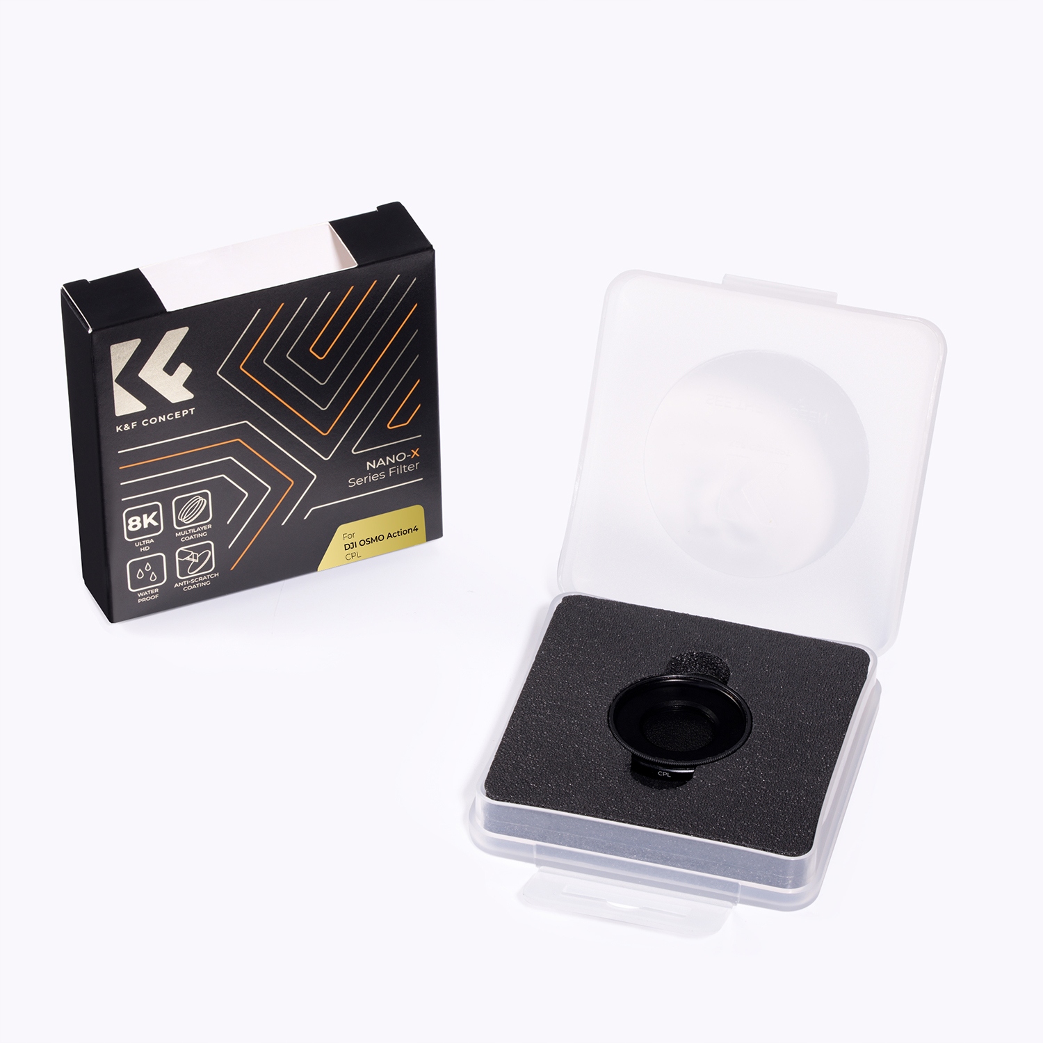 Solidne opakowanie do przechowywania filtra