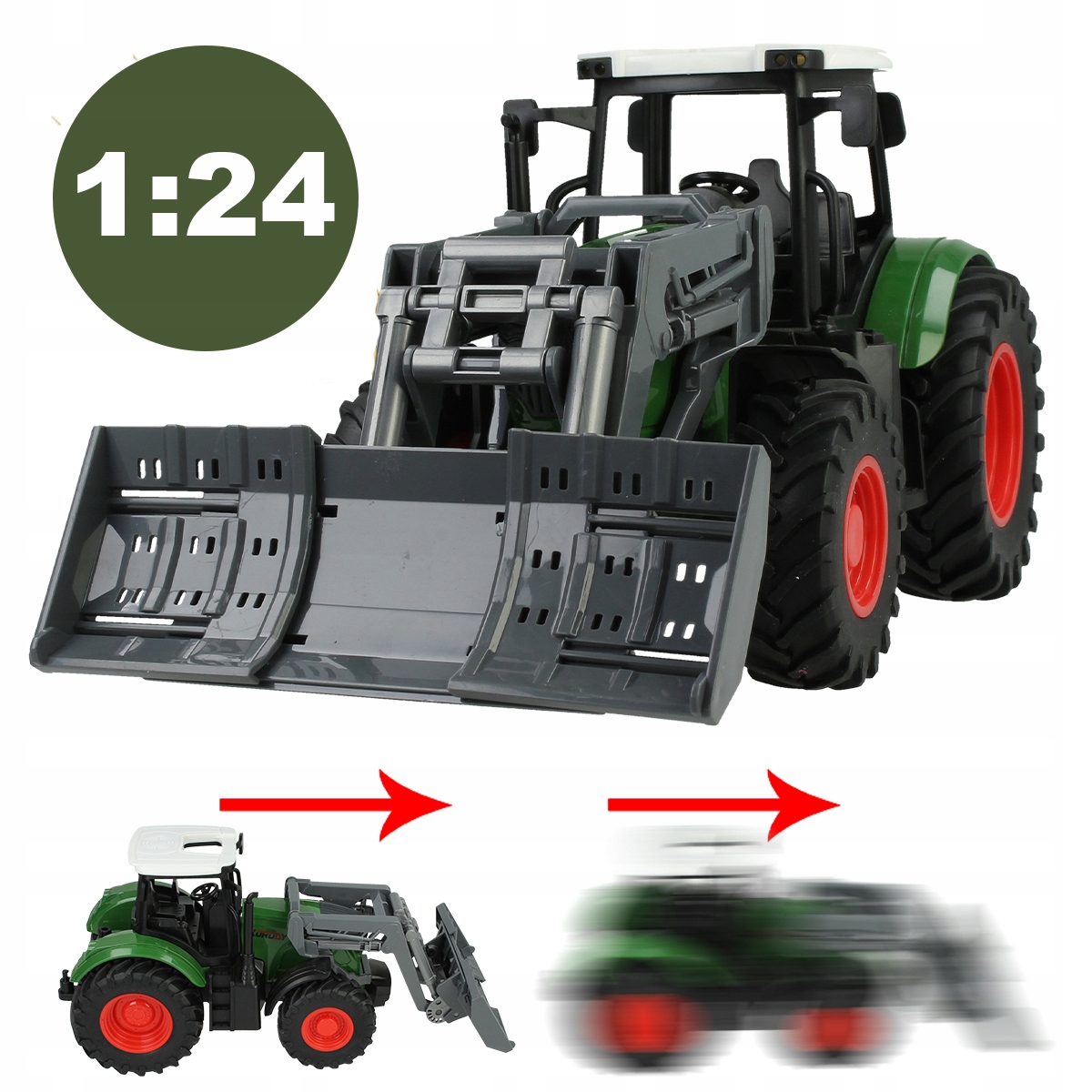 Realistyczne wykonanie – gumowe koła i detale