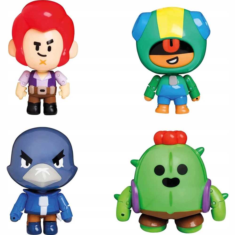 Kolekcjonerskie figurki z kultowej gry Brawl Stars