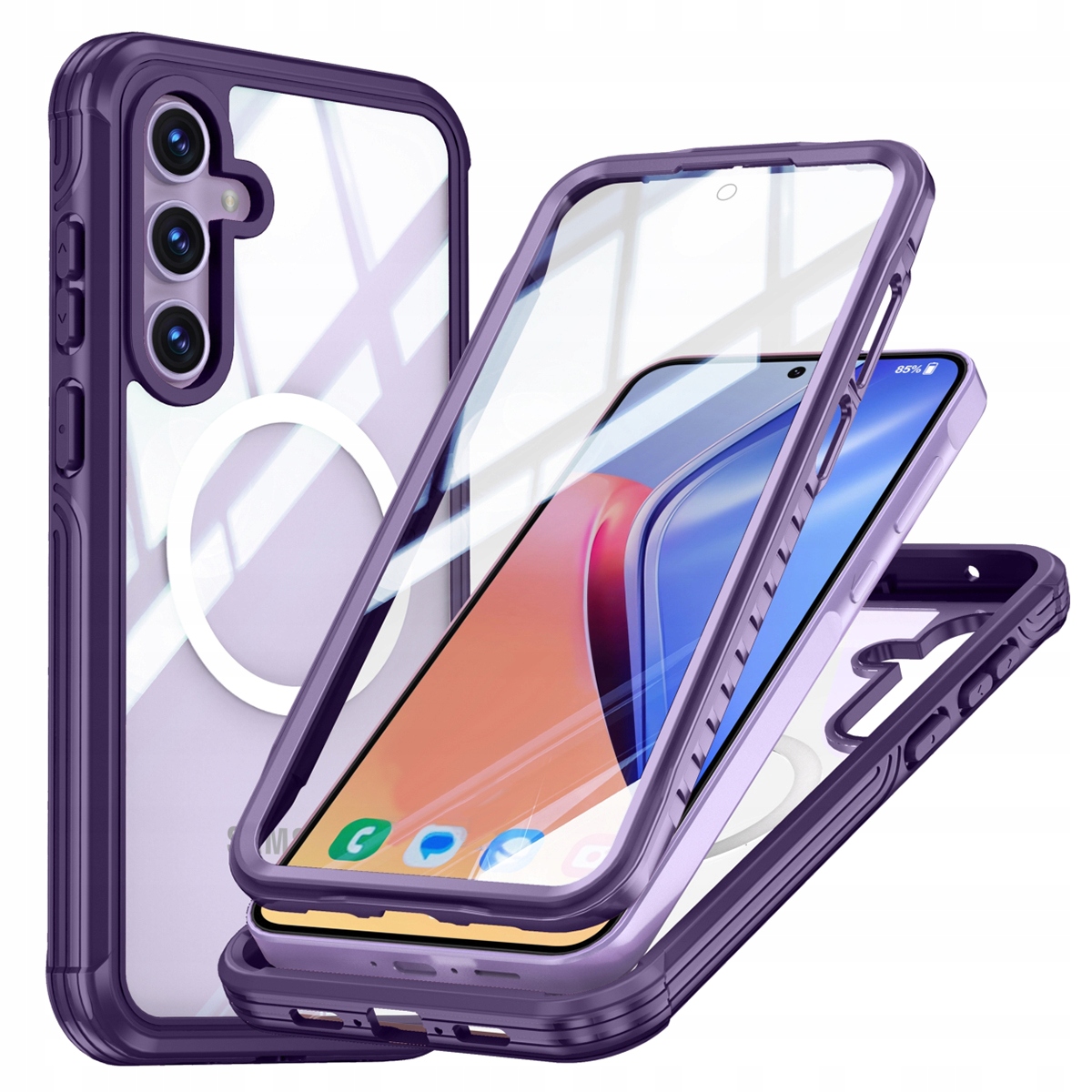 Etui pancerne Magsafe 360Protect do Samsung Galaxy A55 – Ochrona i styl w jednym