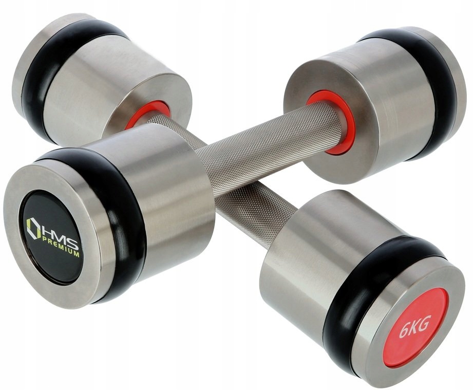Hantle HH06 chromowane 2 x 6 kg – Idealne do treningu siłowego i fitness