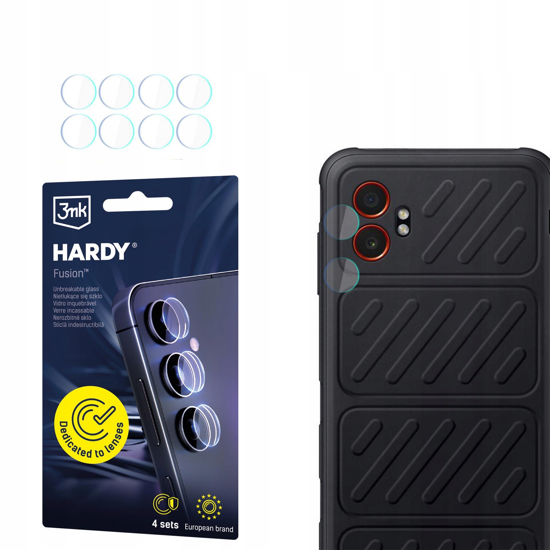 3mk Hardy Fusion Lens Protection dla Samsung Galaxy XCover 7 Pro – Niezawodna ochrona obiektywu