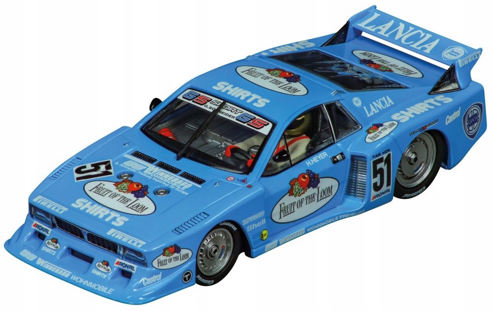 Carrera EVOLUTION - Lancia Beta Montecarlo Turbo 'Fruit of the Loom' 27790 – Oryginalny model wyścigowy