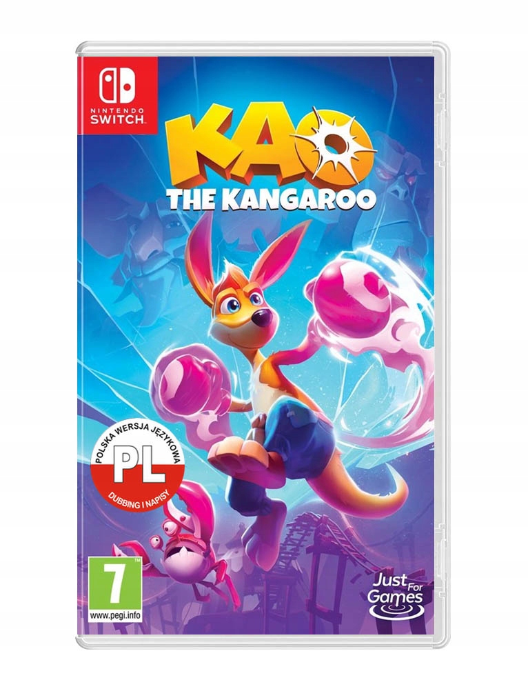 Gra wideo na Switcha Just For Games: Kao The Kangaroo – Przygoda pełna tajemnic