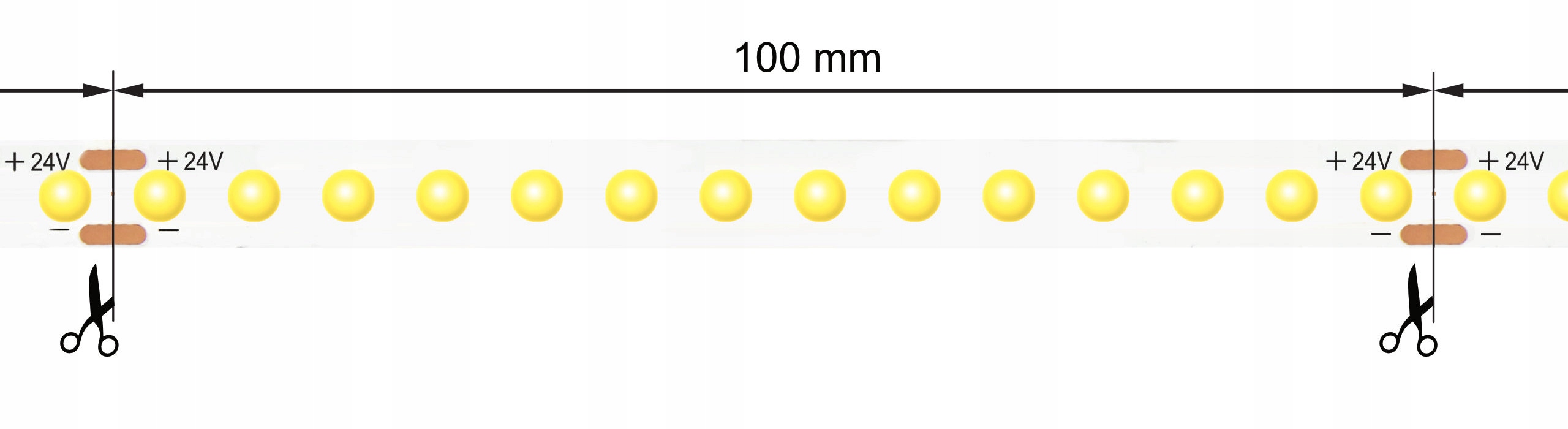 Taśma LED BY-039 LED 140 DOT COB 24V 5m IP20 WW – Oświetlenie, które zmienia przestrzeń