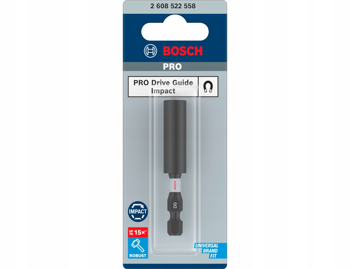 Maksymalne przenoszenie mocy – Uchwyt sześciokątny 1/4'