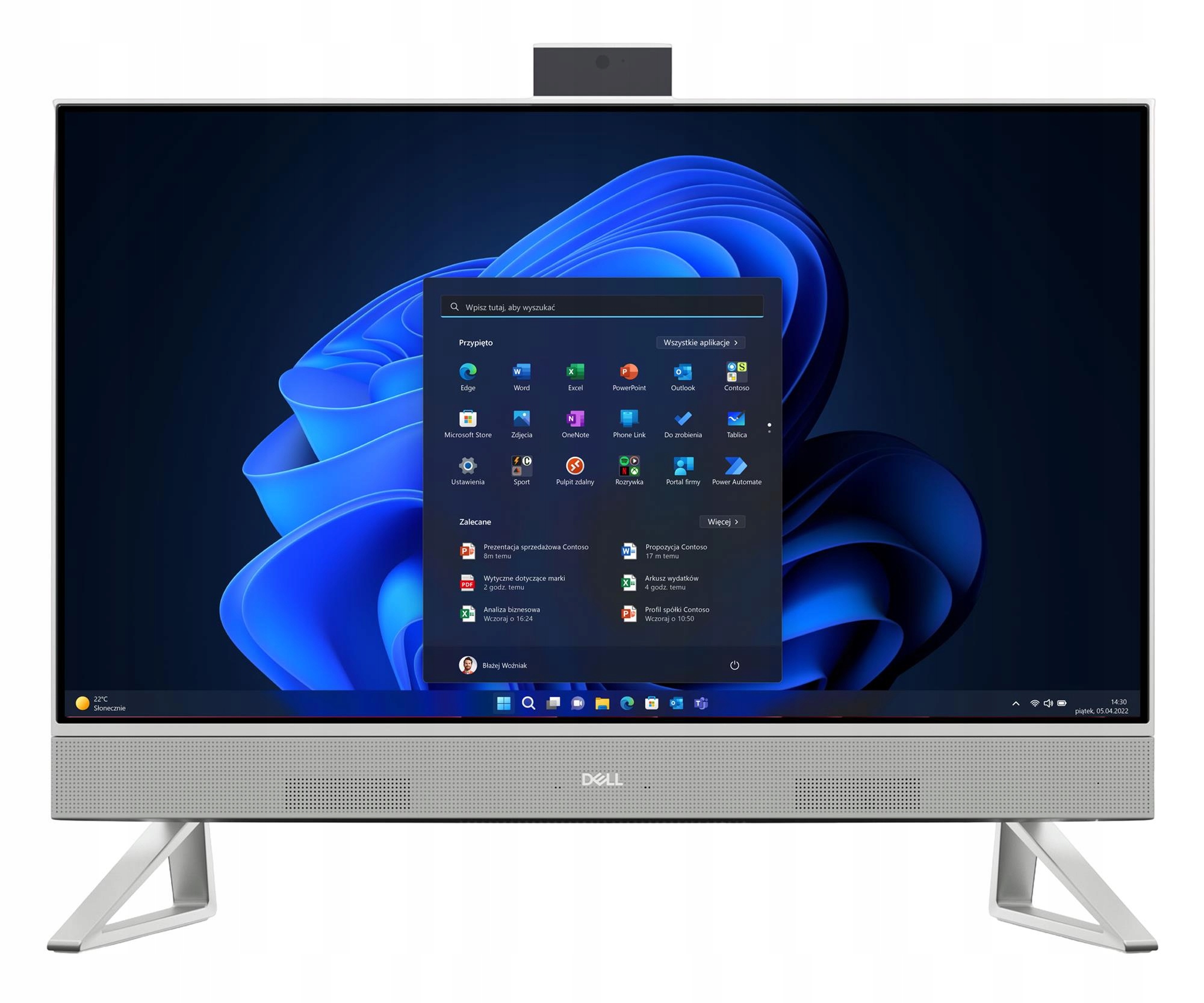 Komputer Dell 24 All-in-One EC24250 – Wydajność i elegancja w jednym