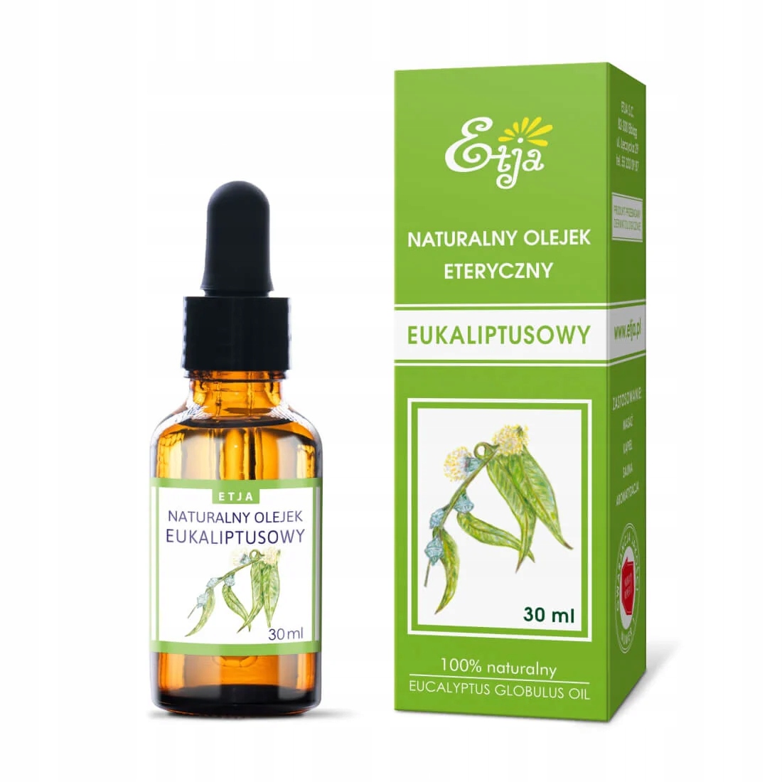 Olejek eukaliptusowy 30ml – moc aromaterapii