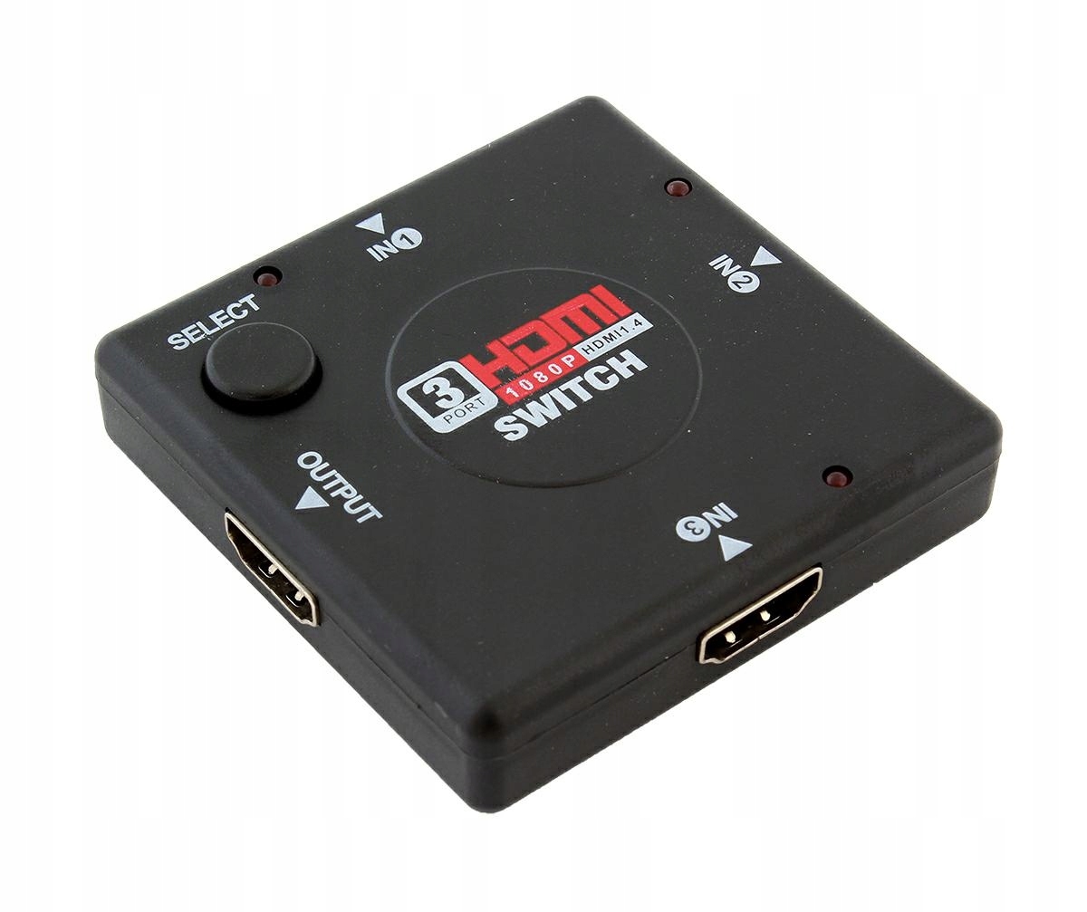 Przełącznik HDMI-SW-3/1 – Wybór źródła sygnału w zasięgu ręki