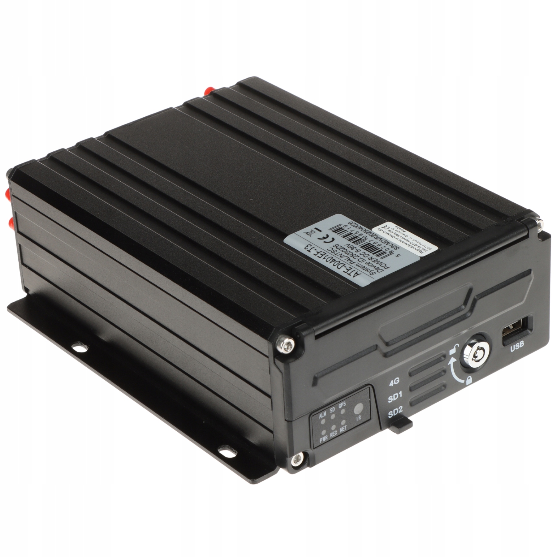 REJESTRATOR MOBILNY AHD ATE-D0401EF-T3 4 KANAŁY AUTONE – Idealne rozwiązanie do monitoringu w pojazdach